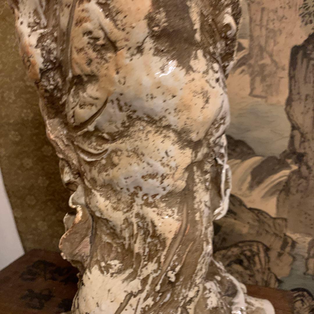 達磨　　置物　　二六焼 時代箱　美品　157