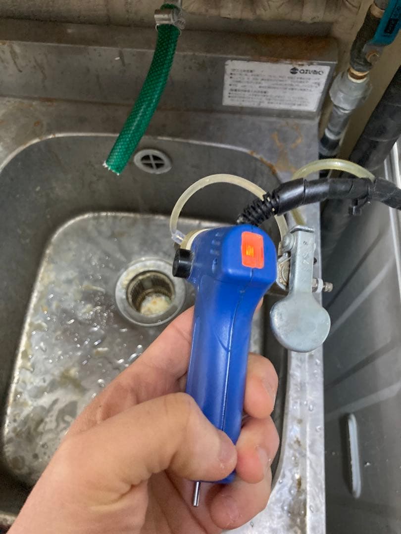 蒸気ガン　染み抜き