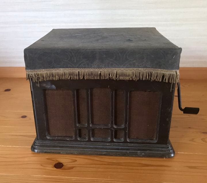 動作確認済　Columbia卓上蓄音機 No.420　付属カバー付　アンティーク