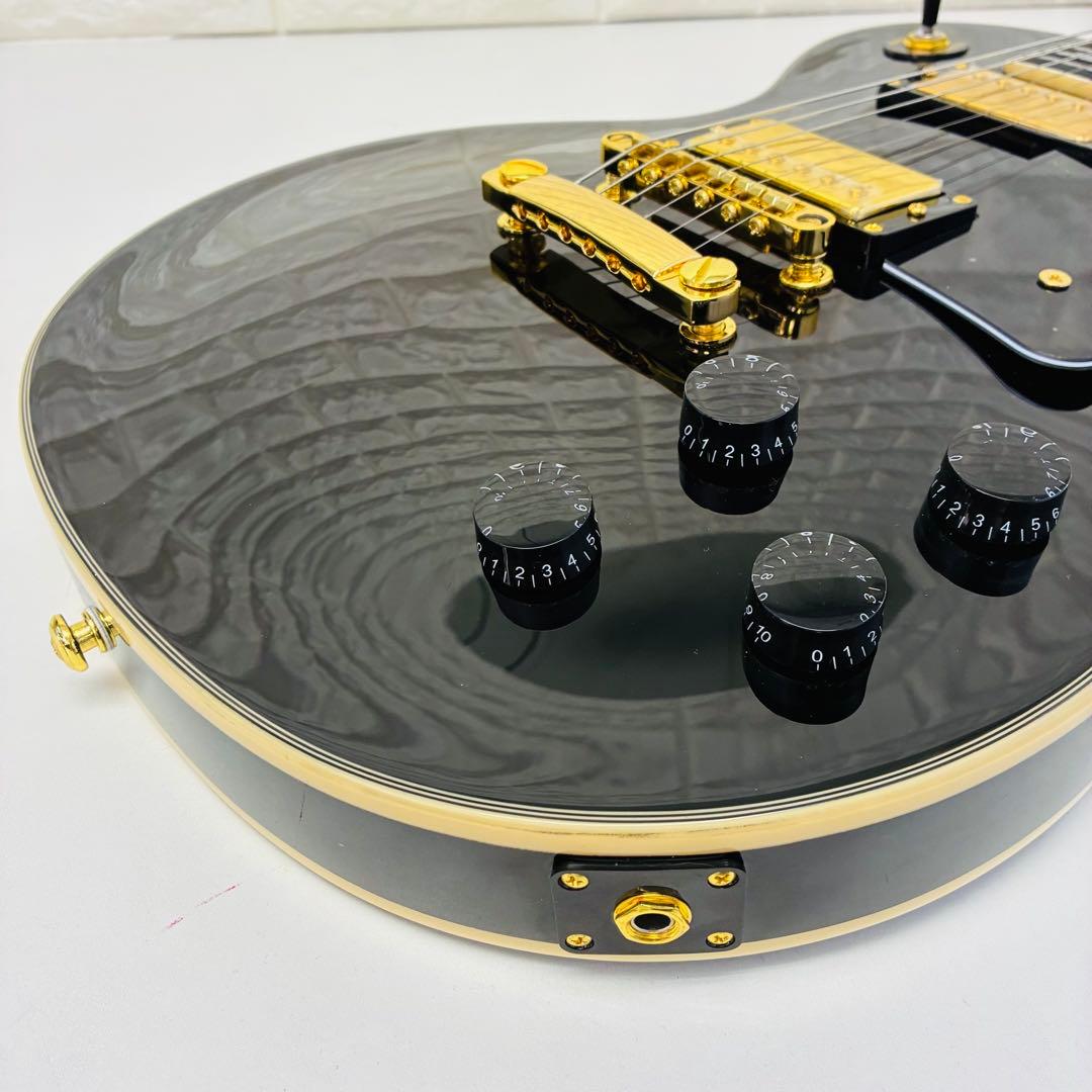 【美品】BUSKER'S BLC30 レスポールカスタムタイプ ブラック