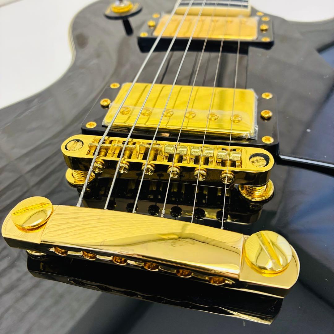 【美品】BUSKER'S BLC30 レスポールカスタムタイプ ブラック