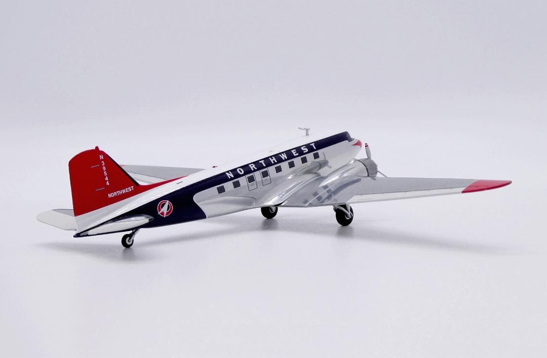 ノースウエスト航空 DC-3 N39544 1/200