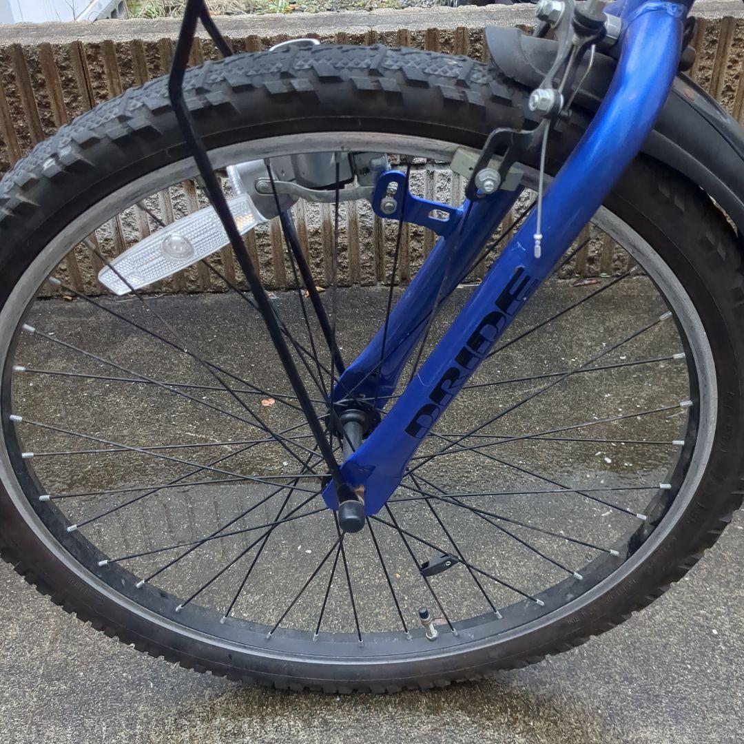 直接取引　静岡県駿東郡　自転車 あさひドライドS3 青 24インチ 6段変速