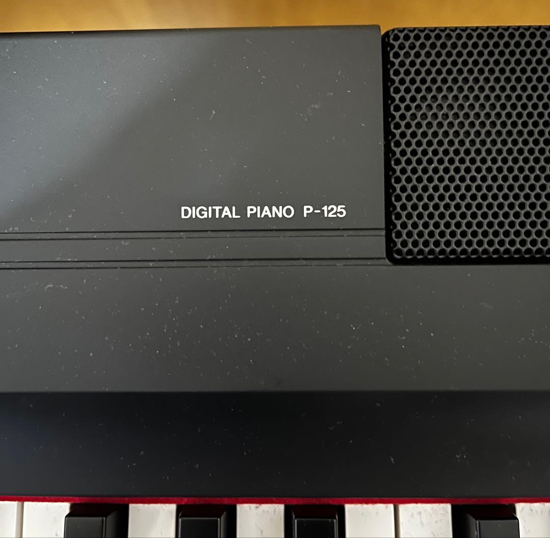 【動作確認済み】YAMAHA p125 88鍵 譜面台、ペダル、教科書付き