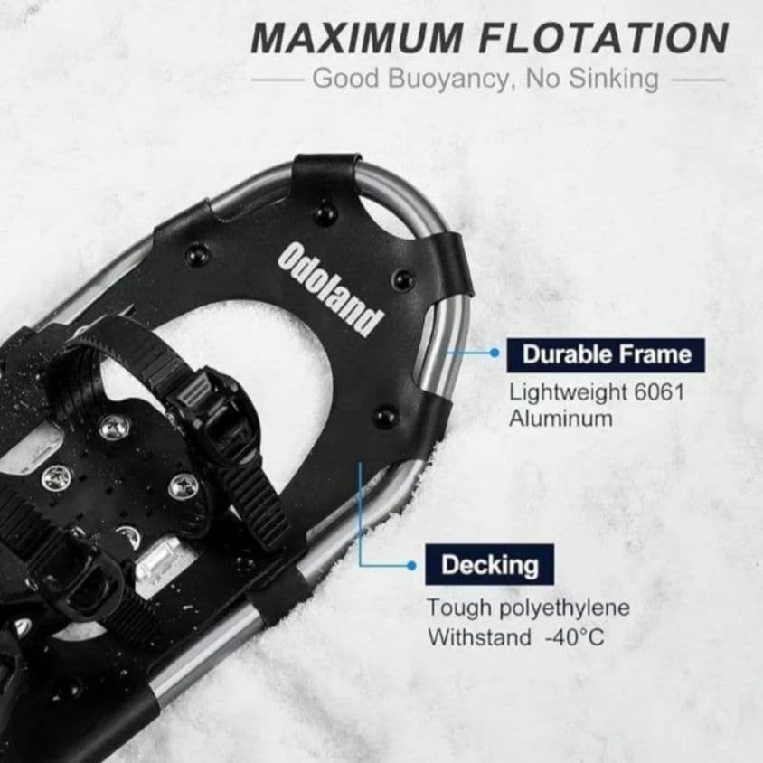 軽量アルミスノーシューセット