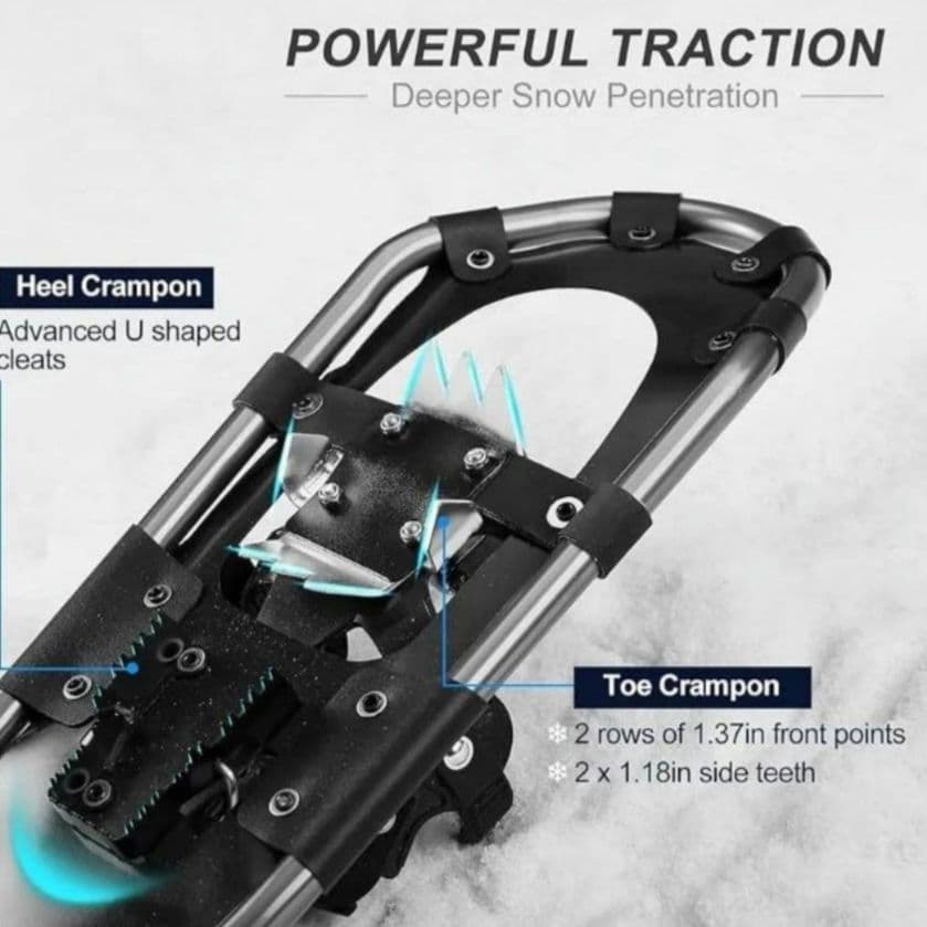 軽量アルミスノーシューセット