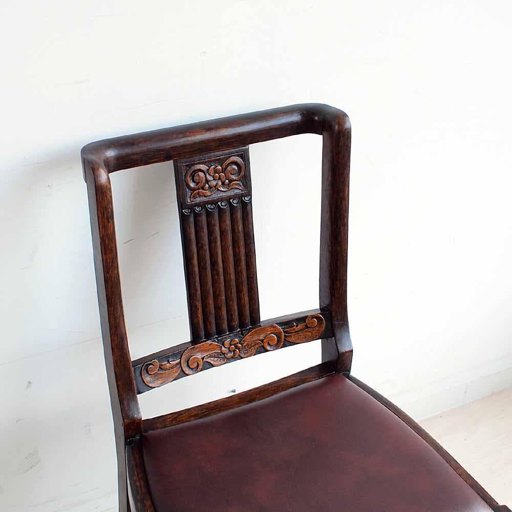 ミッキー様 バルボスレッグ オーク材 チェア C ZR24226