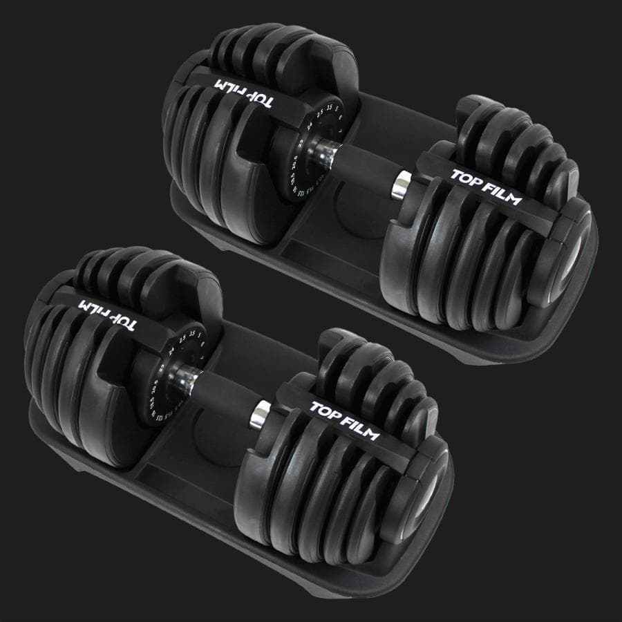 新品＊ダンベル 可変式 24kg2個セット アジャスタブル 15段階調節2663