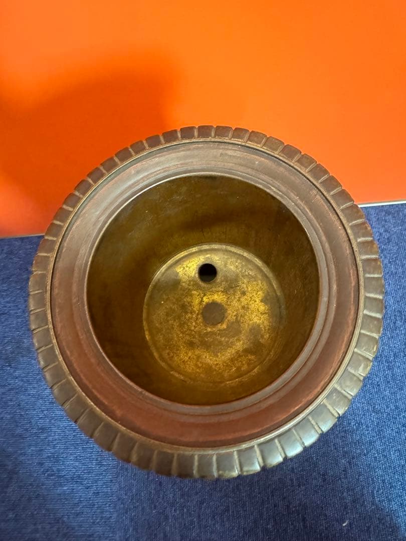 1965 薩摩焼　古薩摩　金彩色絵　龍文美人人物画　花瓶　時代物