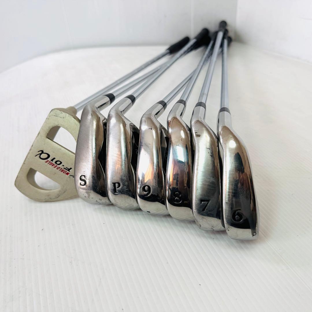 【美品】ワールドイーグル　F-01α ツアーステージ　ゴルフセット10本セット