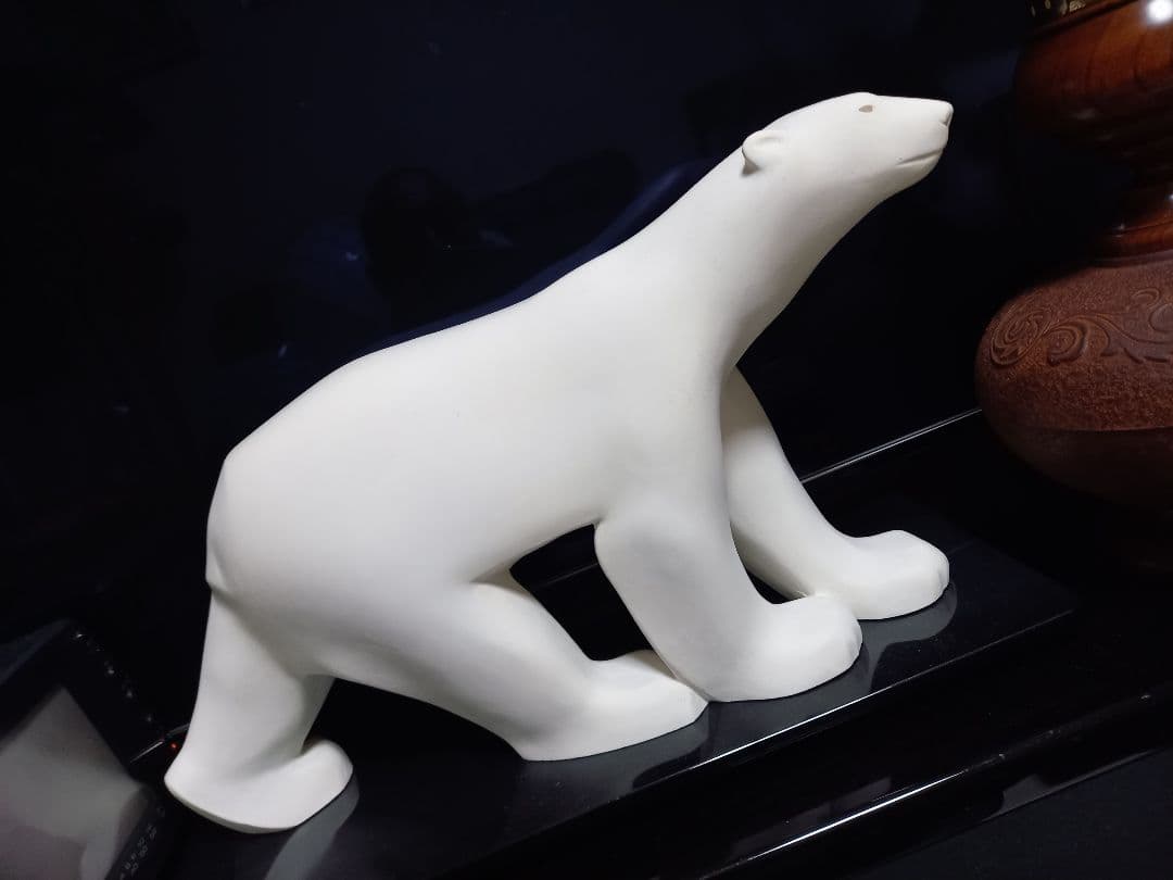 フランソワ　ポンポン　ルーブル美術館　ムラージュ工房　大型　シロクマ　オブジェ