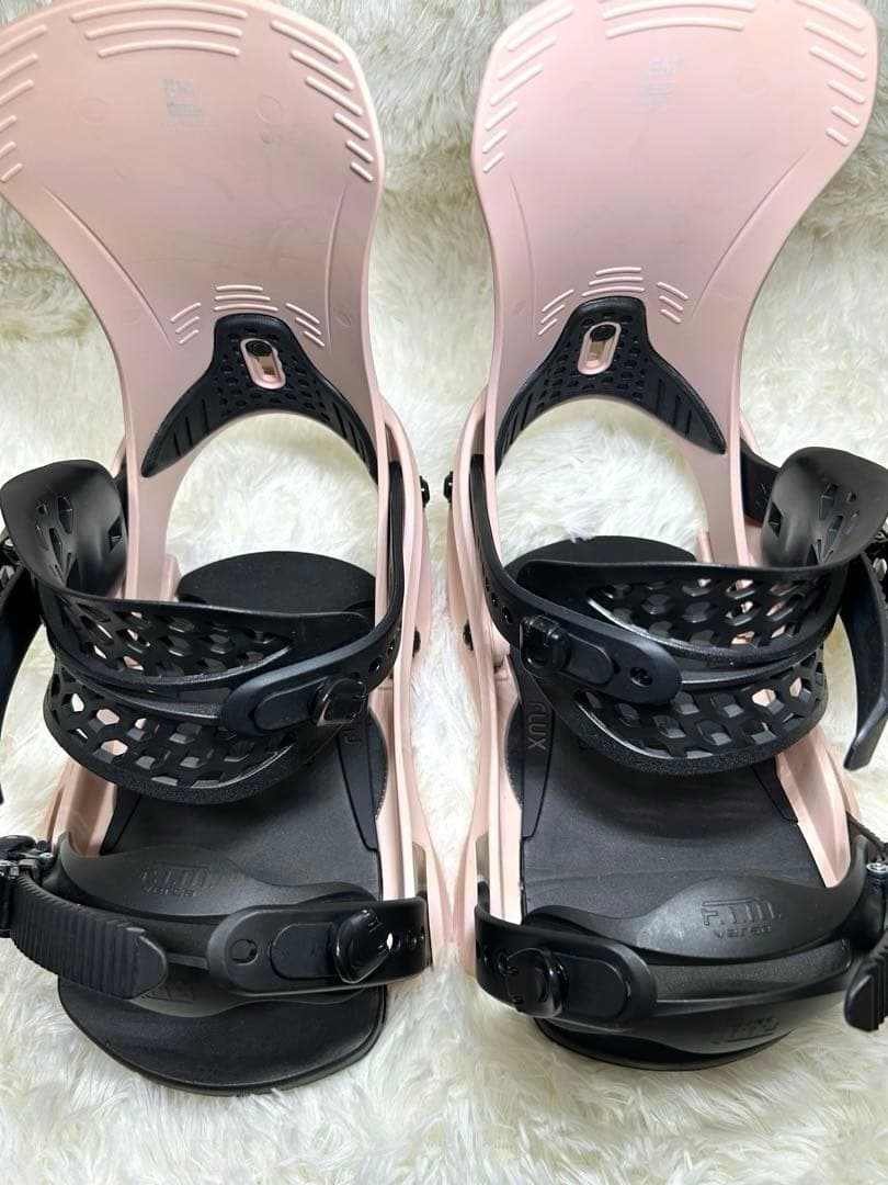 最終価格！FLUX スノーボードビンディング ブラック/ピンク　スノボ
