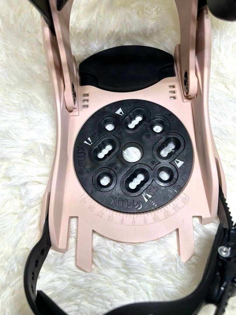 最終価格！FLUX スノーボードビンディング ブラック/ピンク　スノボ