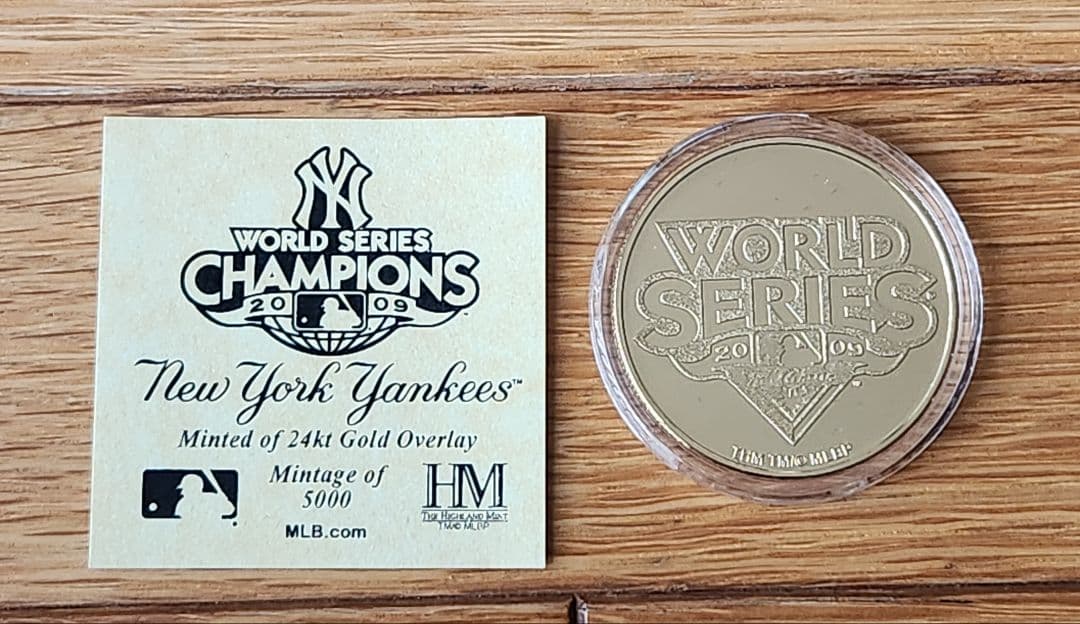 2009 MLB ワールドシリーズチャンピオン記念 NYY