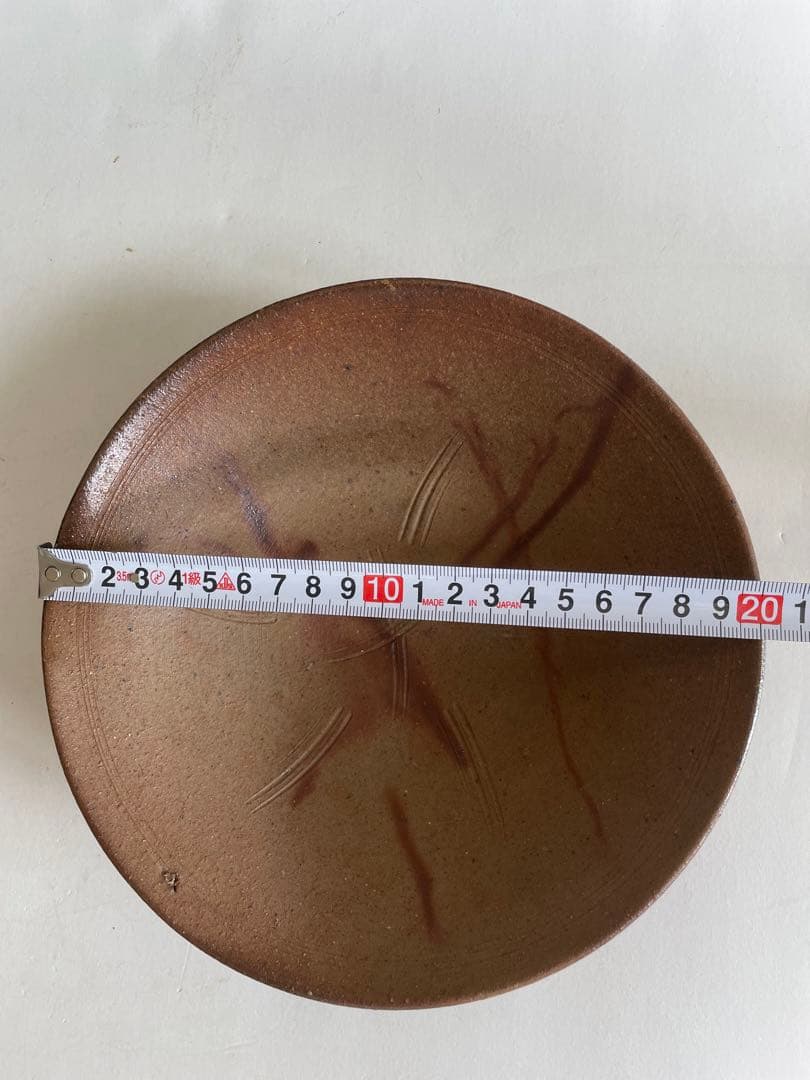 【金重陶陽】人間国宝　備前焼　焼物　古備前　皿　焼物　置物　飾り物　アンティーク