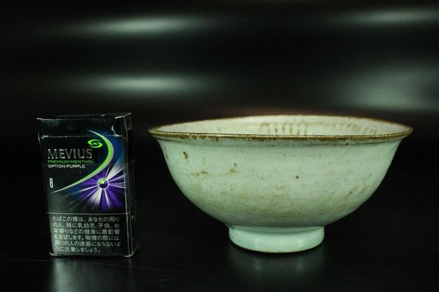 中国美術 青白磁 影青 碗 φ16.5cm 宋(K-XA723)