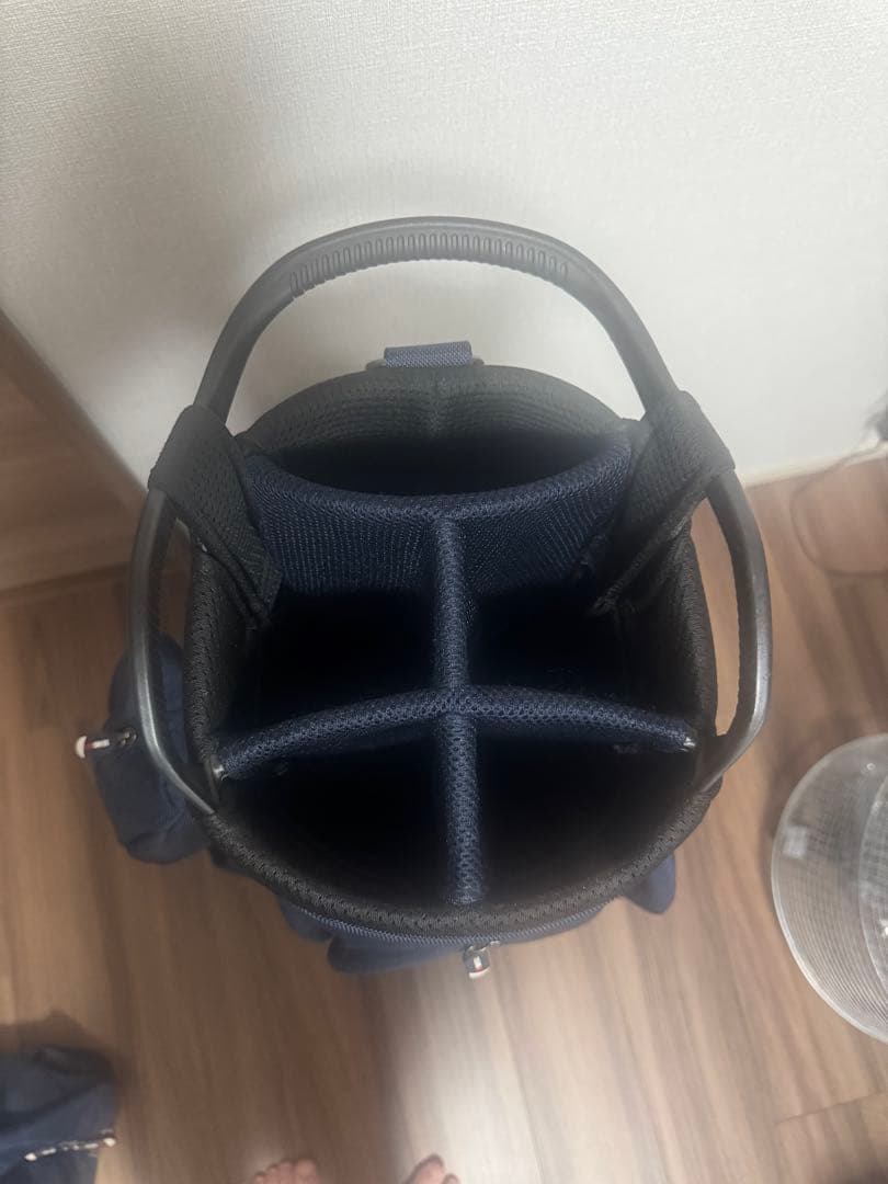 BEAMS GOLF キャディバッグ ネイビー