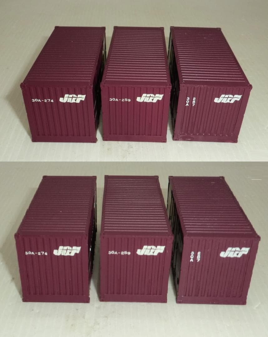 HOゲージ TOMIX コキ3種3両 コンテナ3種7個付