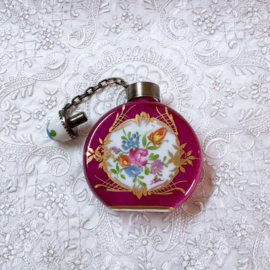 リモージュ 花柄 香水瓶 ❤︎ フランス製