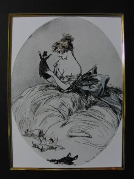 ルイ・イカール限定版・アールデコ/ひとり遊び、希少な額装用画集より