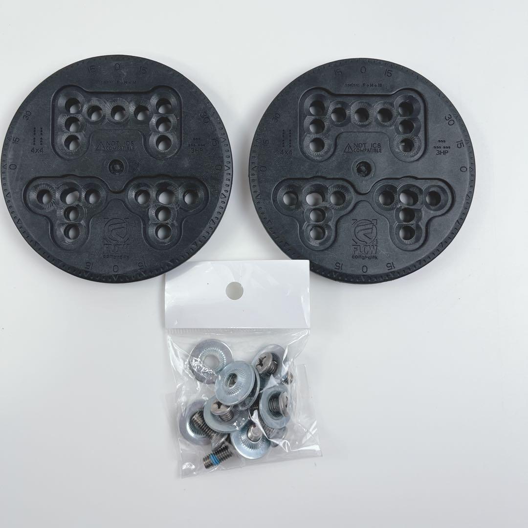 FLOW フロー スノーボード ビンディング ALPHA LG-Lホワイト