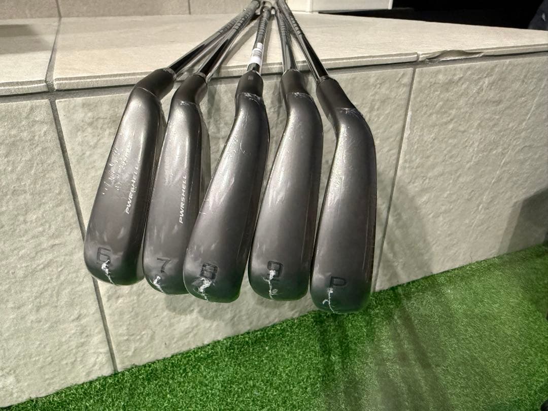 新品未使用 コブラ ダークスピード ワンレングス アイアン(5本セット)