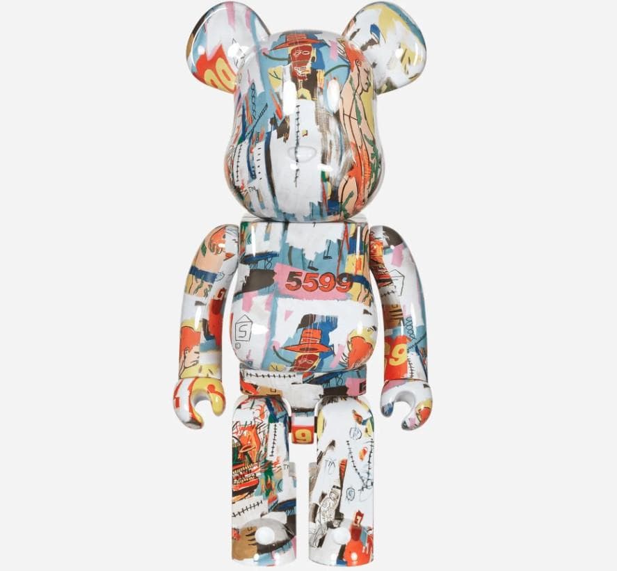 新品 BE@RBRICK 1000% ウォーホル x バスキア＃4