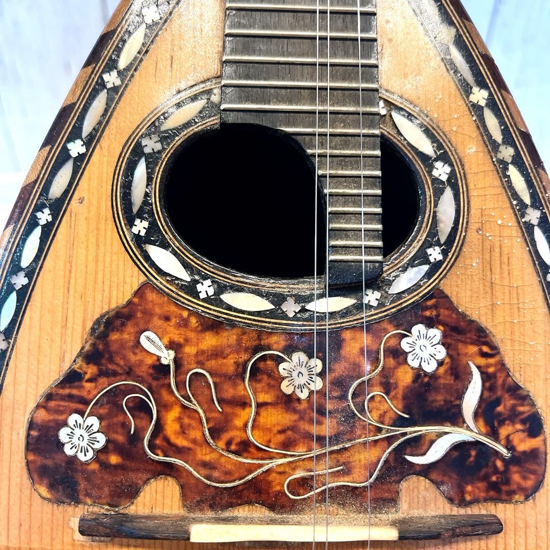 F. DE MUREDA NAPOLI マンドリン　ムレダ　インレイ装飾