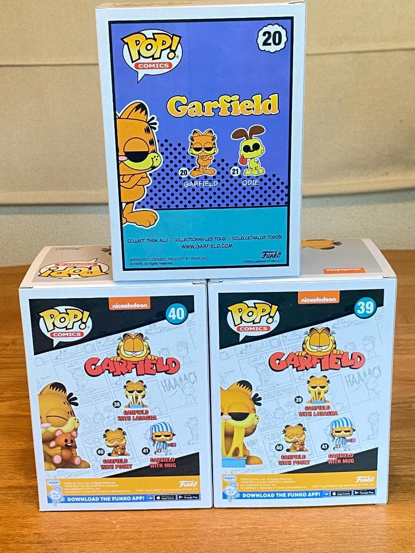 ガーフィールド フィギュア 3体セット FUNKO POP ファンコポップ
