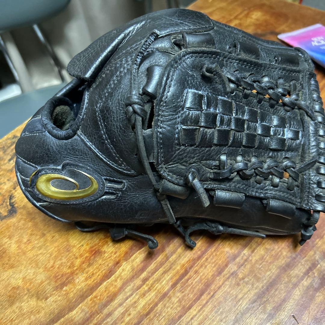 アシックス硬式野球グローブ 黒