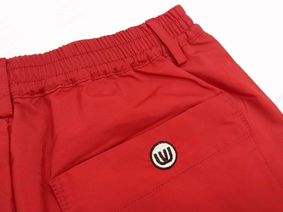 新品　M.U SPORTS　ミエコウエサコ　ロゴ 刺繍 パンツ　42　L　ゴルフ