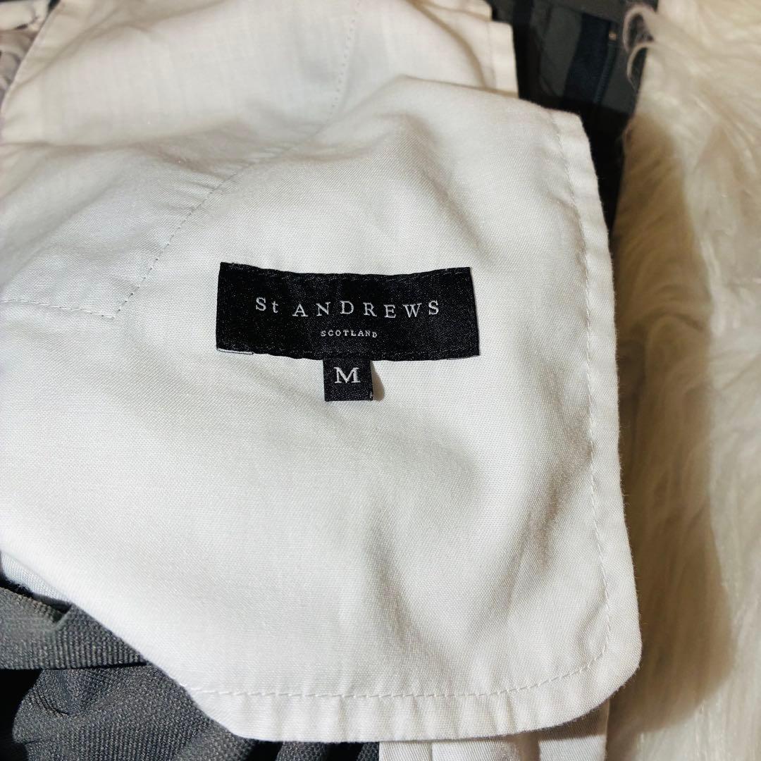 未使用級　St. ANDREWS ストレッチ　パンツ　ゴルフ　ロゴ刺繍