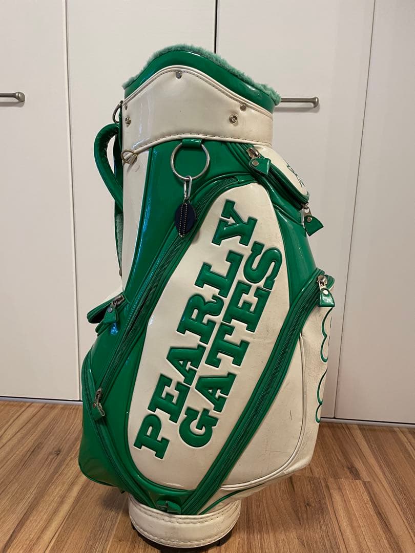 PEARLY GATES キャディバッグ パーリーゲイツ グリーン/ホワイト