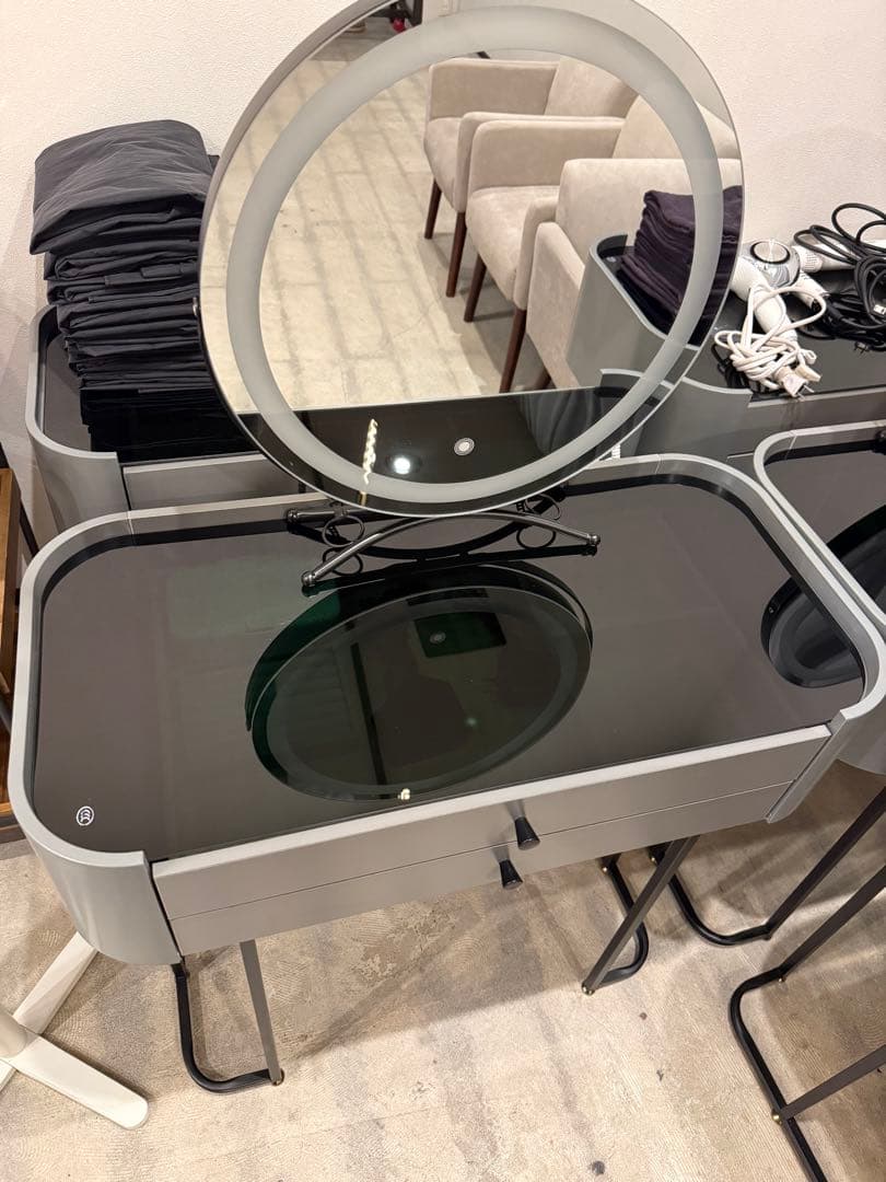 美容室セット面3台まとめ売り/LEDライトは別