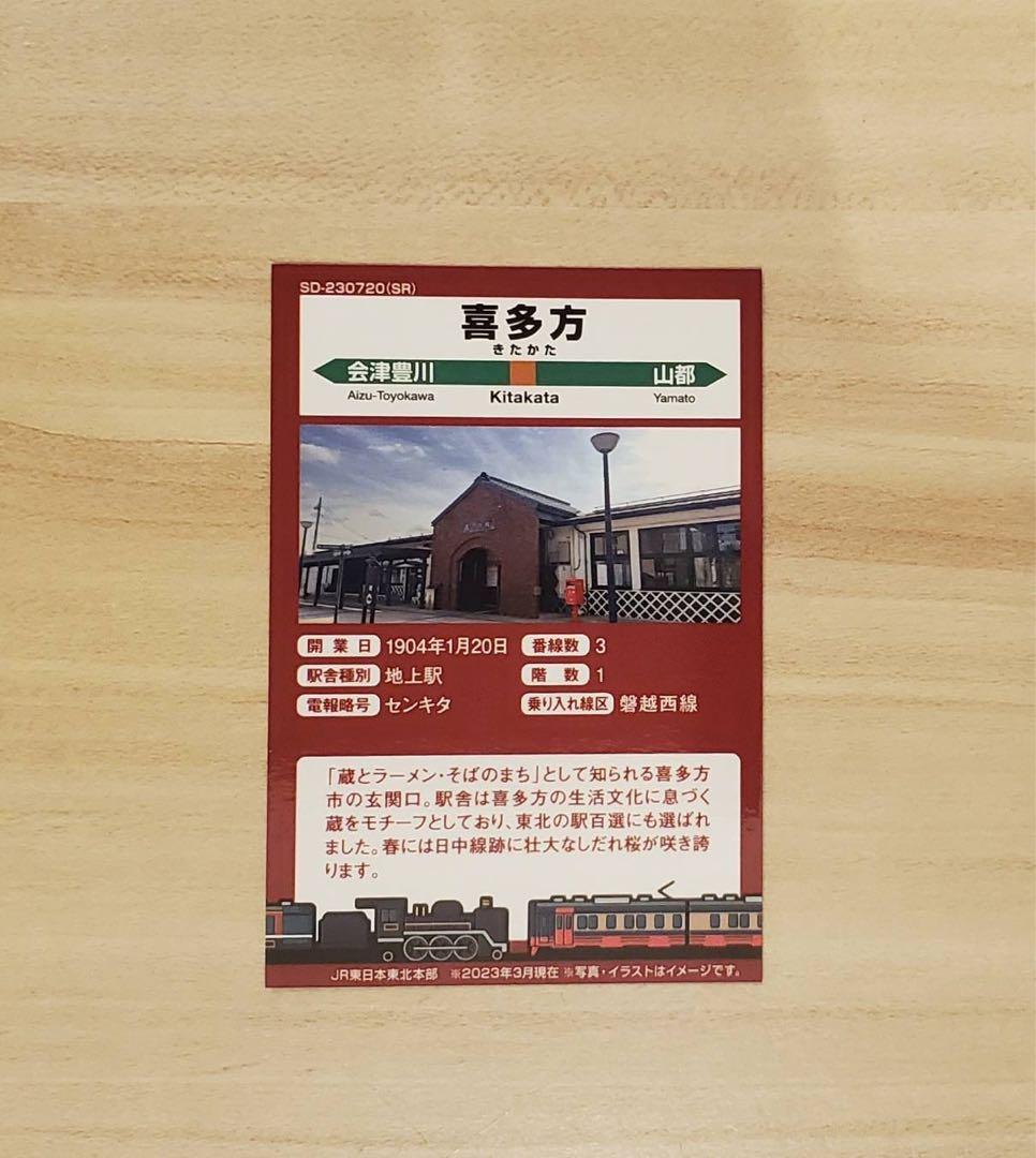 た*ん様 駅カード 喜多方駅 / 秋田 新潟 横浜 盛岡