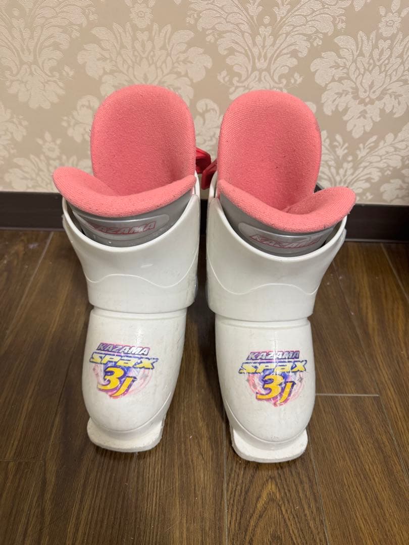 NORDICAスキー板80cm、KAZAMA ブーツ18cm、ストック3点セット