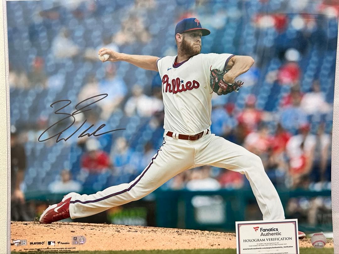 ザック・ウィーラー フィラデルフィア・フィリーズ 直筆サイン フォト