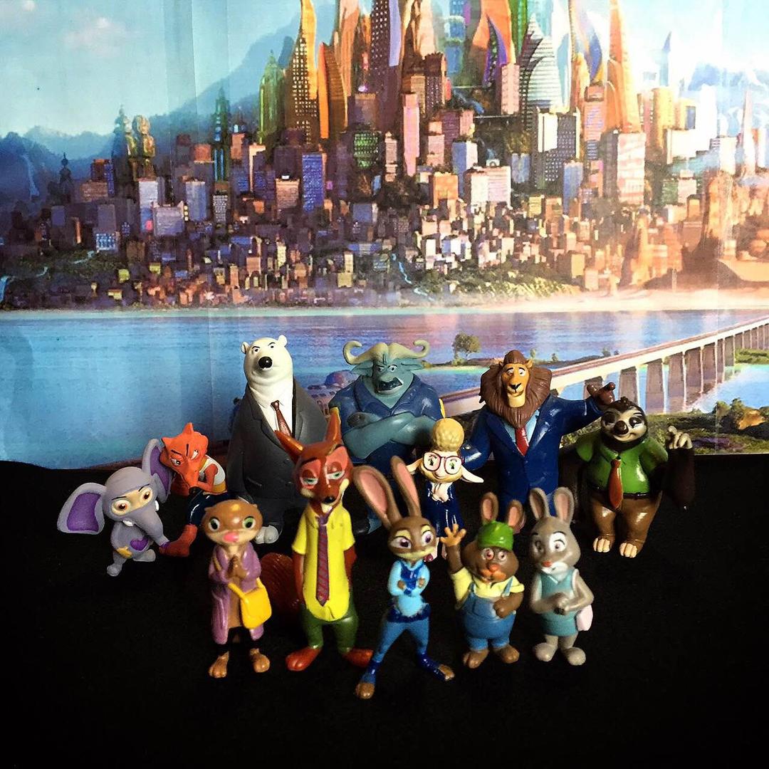 【嬉しいおまけ付き】Real❣️ズートピア フィギュア 12キャラセット
