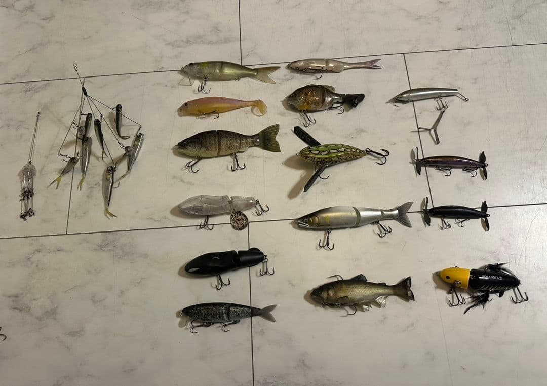 希少ルアーお得セット ブラックバス イマカツ レイド ハイドアップ ガンクラフト