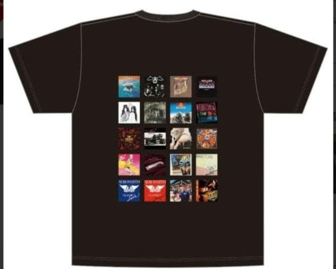 【非売品・未開封・激レア】エアロスミス 復刻20タイトルジャケ写 Tシャツ L