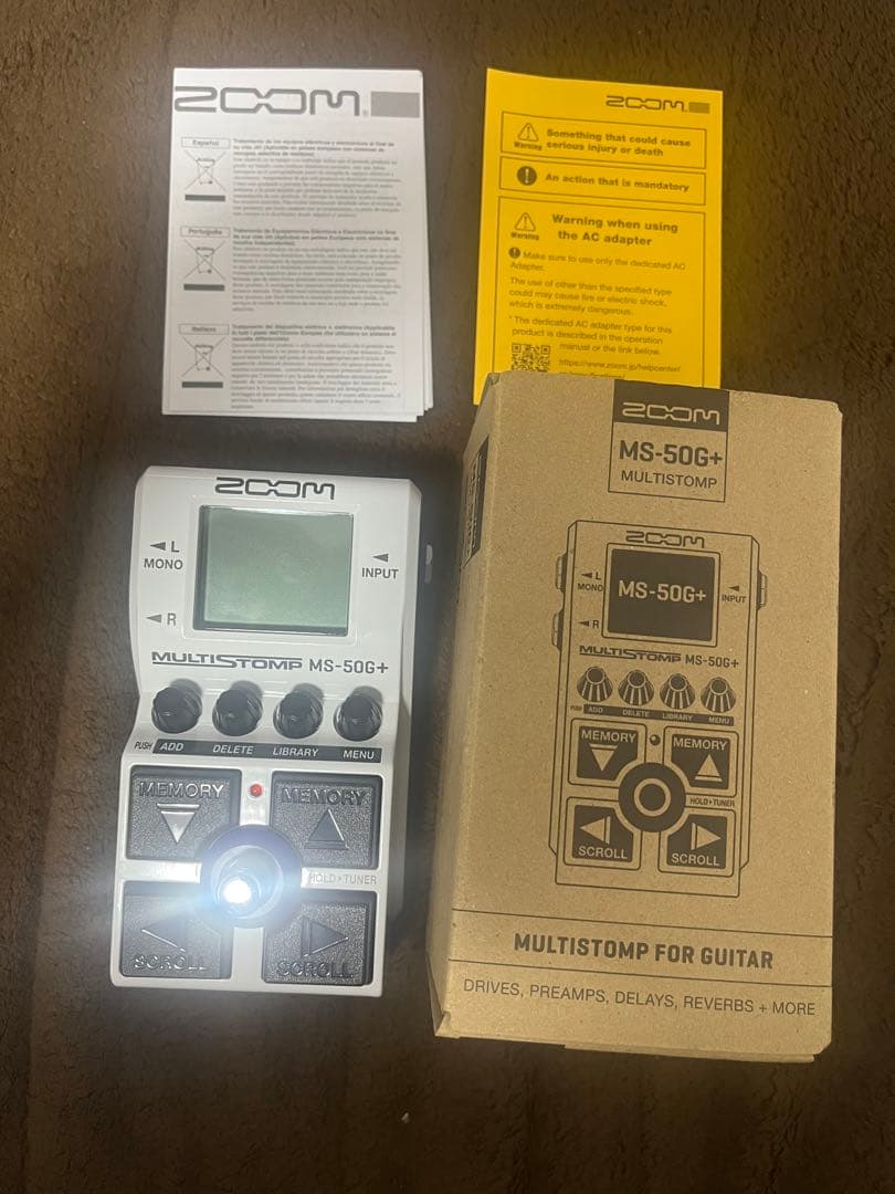 ZOOM MS-50G+ マルチエフェクター　箱付き