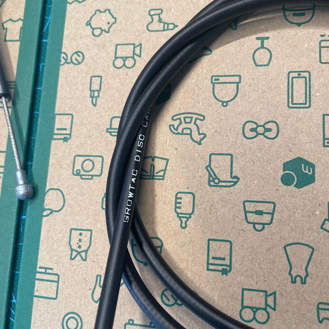 グロータック EQUAL 機械式ディスクブレーキ 黒 DURA-ACE ケーブル