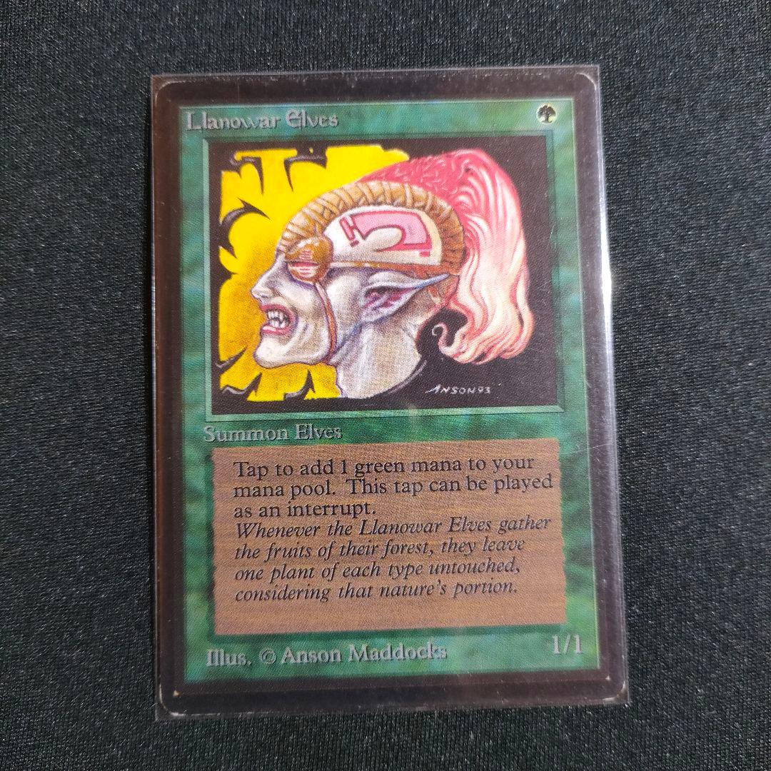 ラノワールのエルフ LEB β ベータ Llanowar Elves MTG