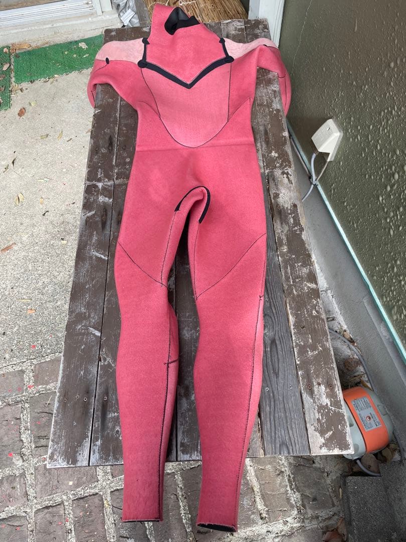 Ripcurl フルスーツ 赤/黒/グレー