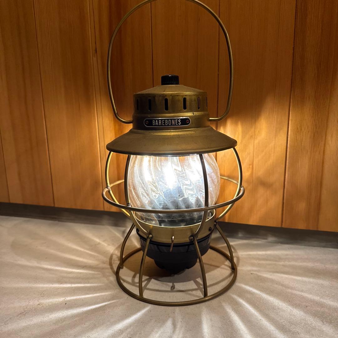 ベアボーンズ　レイルロードランタン　真鍮