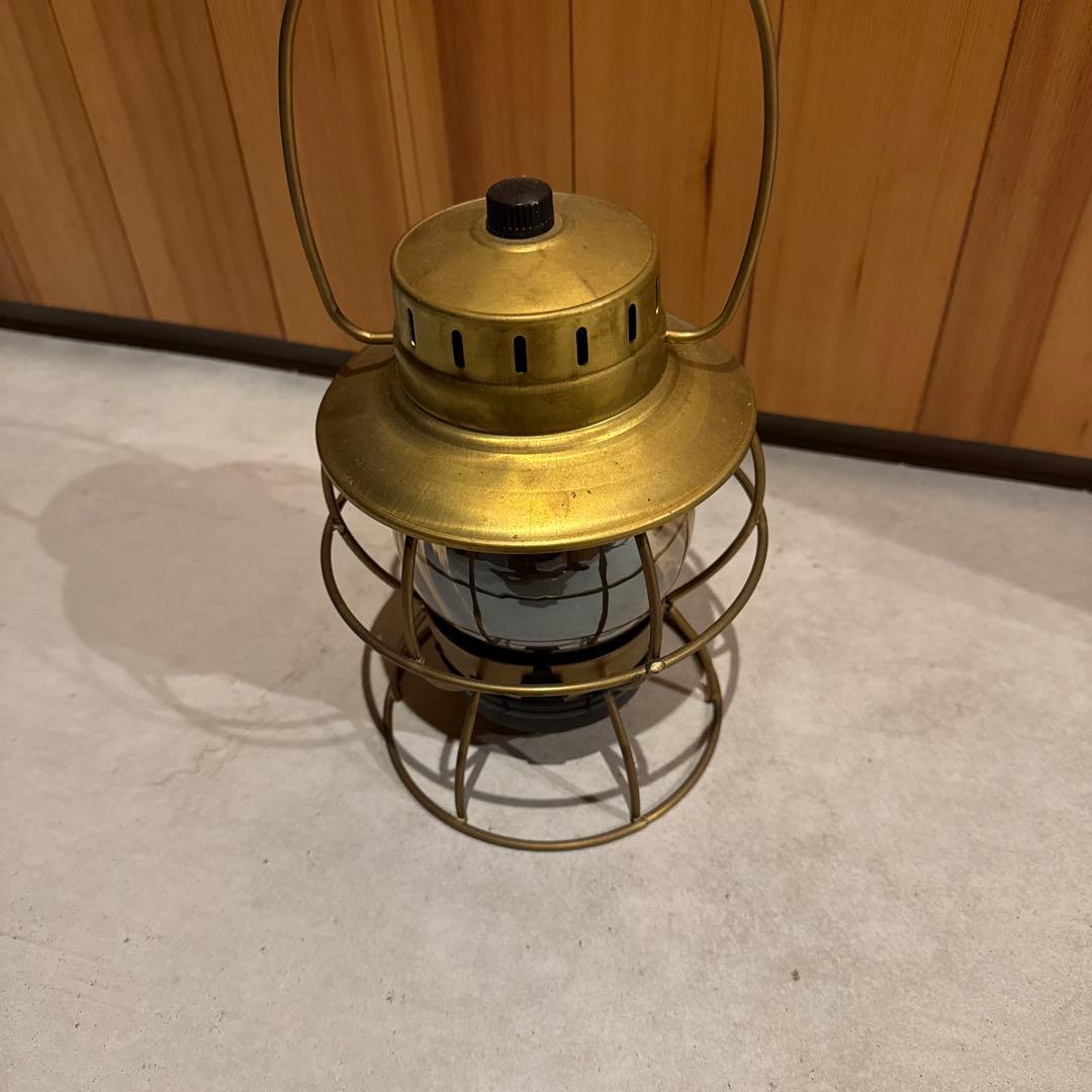 ベアボーンズ　レイルロードランタン　真鍮