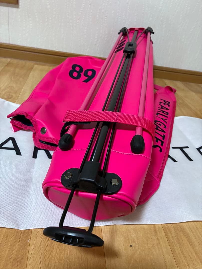 PEARLY GATES ロゴ　スマイルワッペンセルフスタンドバッグ