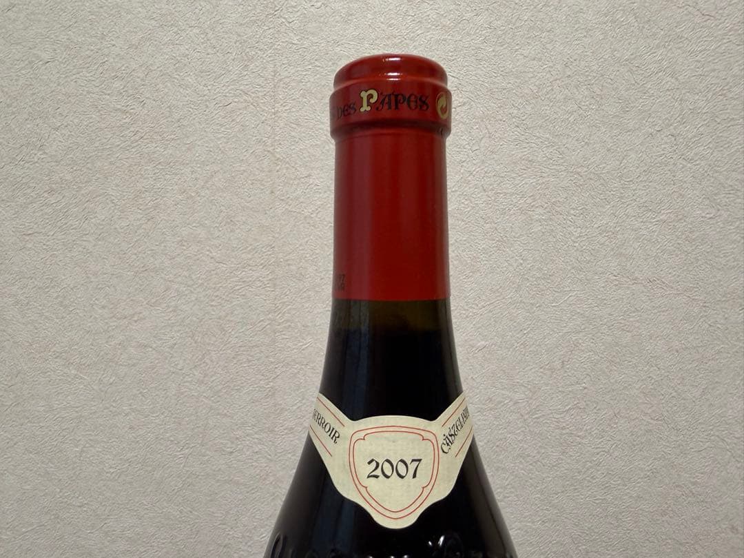 シャトーヌフ・デュ・パプ・クロ・デ・パプ・ルージュ 2007