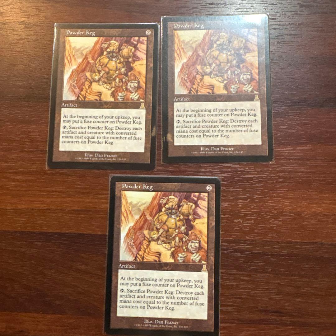 MTG 火薬樽/Powder Keg 英語　3枚