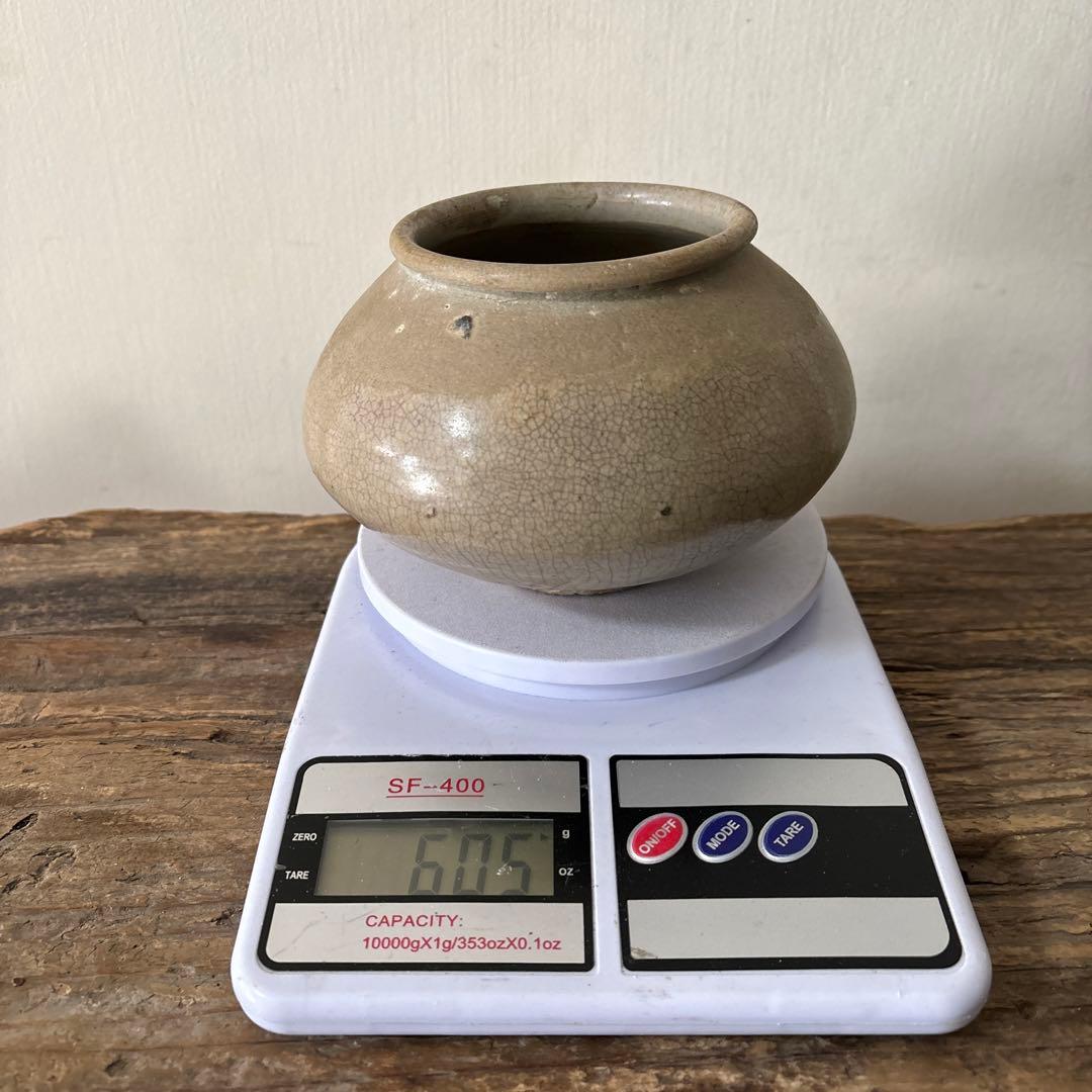 李朝壷　丸壷　白磁　塩笥壺　韓国骨董品.スッカラ.アンティーク.古民芸.立原正秋